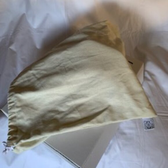 Loewe Gate Bag Mini in soft calfskin and jacquard - prune / havana colours - Picture 5 of 6